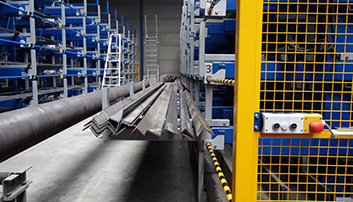compact storage roll out cantilever