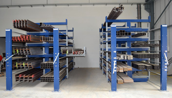 cantilever storage rack for profiles