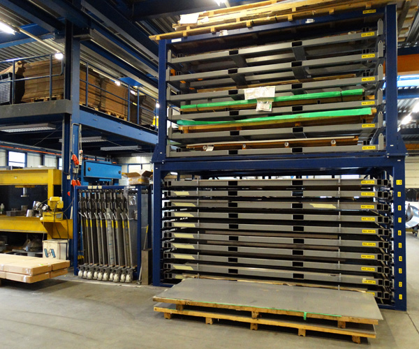 Metal sheet warehouse rack - Eurostorage